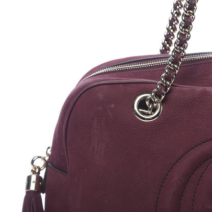 Gucci Vitello Range Medium Soho Bowler Burgundy 24 of 36