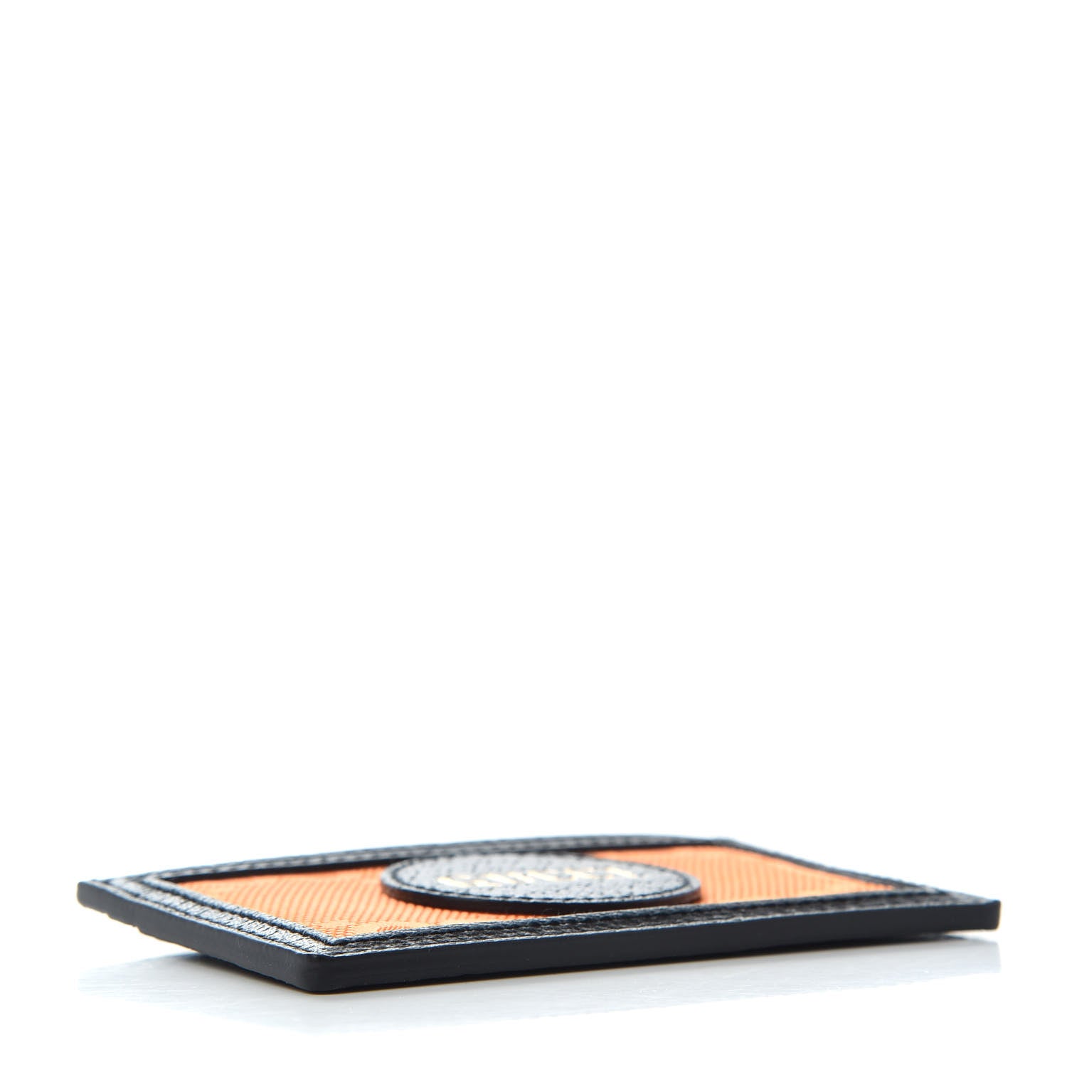 Gucci Econyl Nylon Monogram Off The Grid Card Case Carrot Orange Black 4 of 5