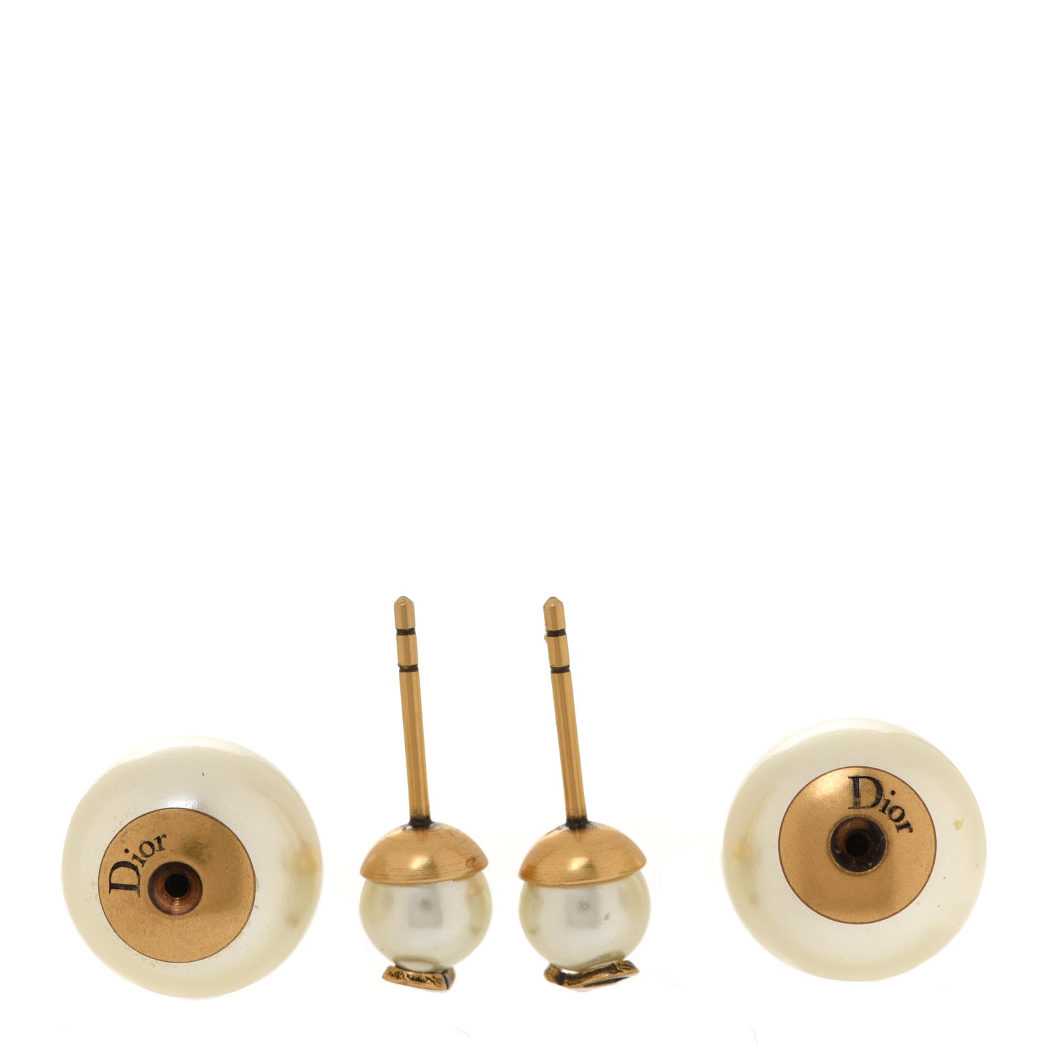 Christian Dior Pearl Bee Star Mise En Dior Tribal Earrings 4 of 6