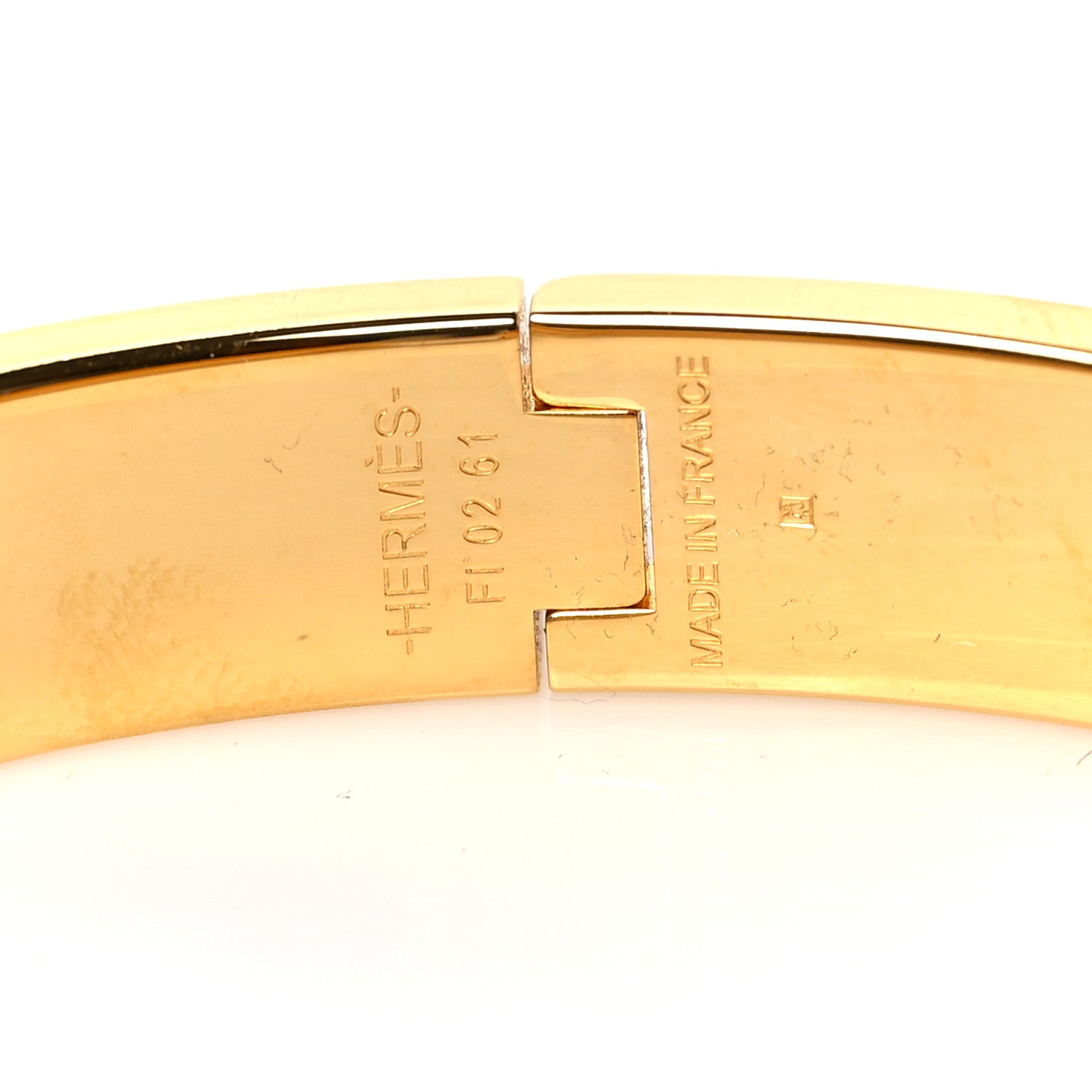 Hermes Enamel Narrow Print Clic Clac H Bracelet PM 4 of 4