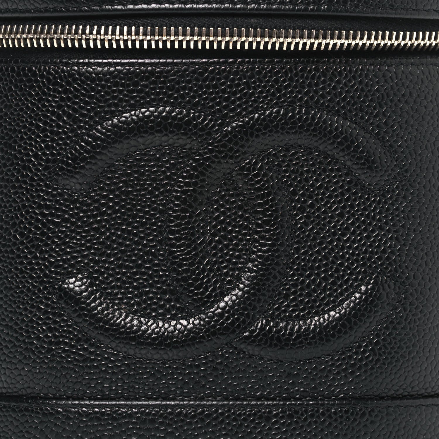 Chanel Caviar Vanity Cosmetic Case Black 15 of 15