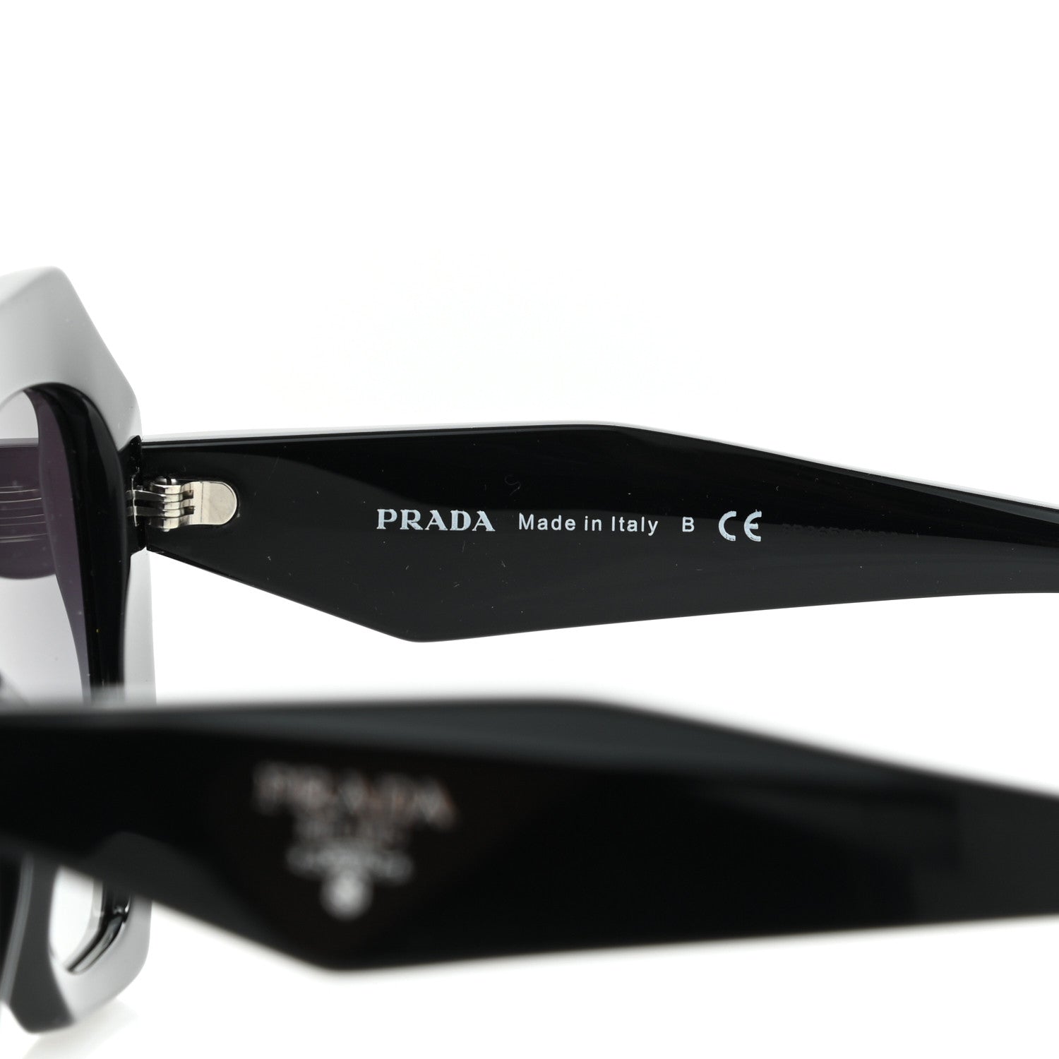 Prada Sunglasses SPR 16W Black 6 of 7