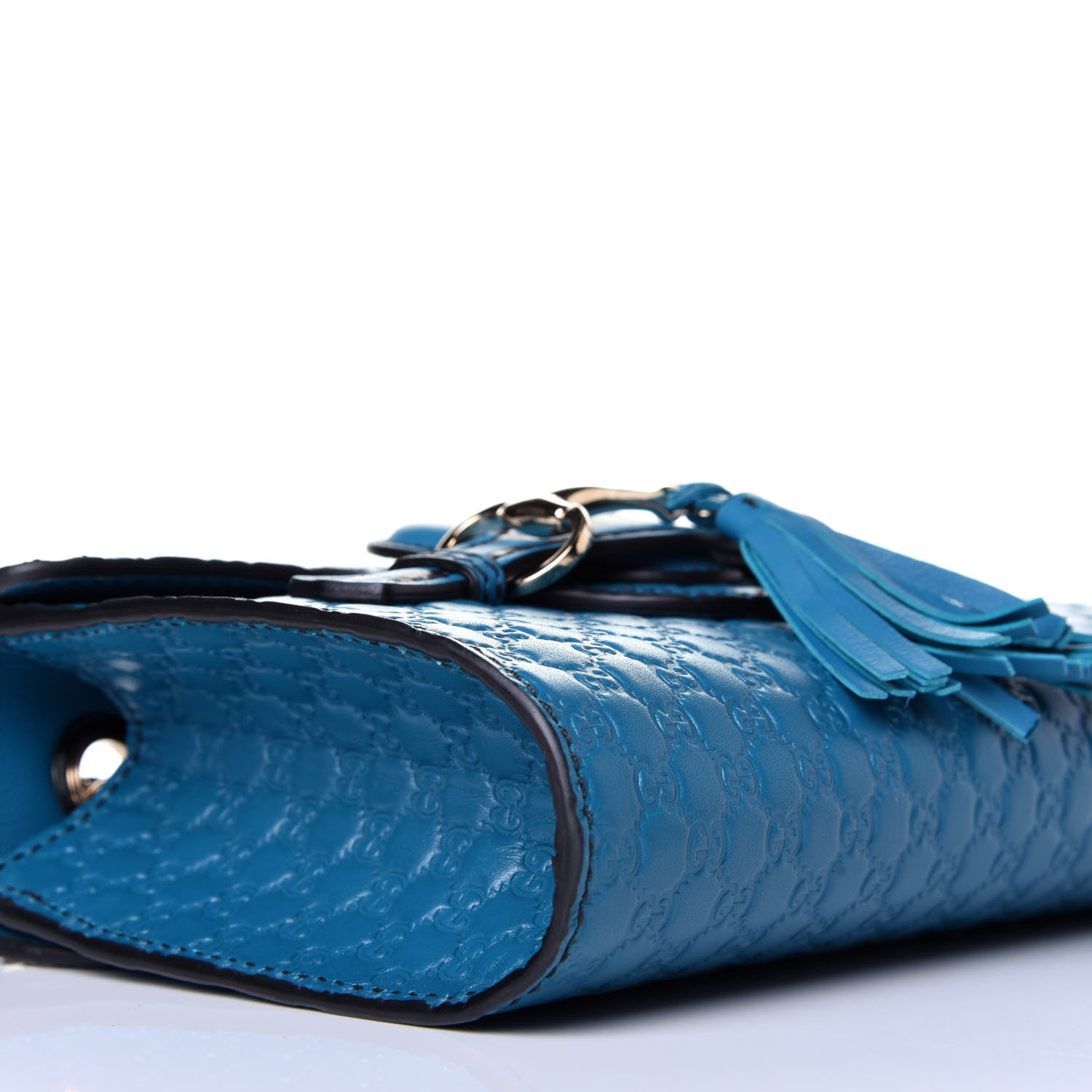 Gucci Microguccissima Mini Emily Shoulder Bag Deep Cobalt 8 of 10