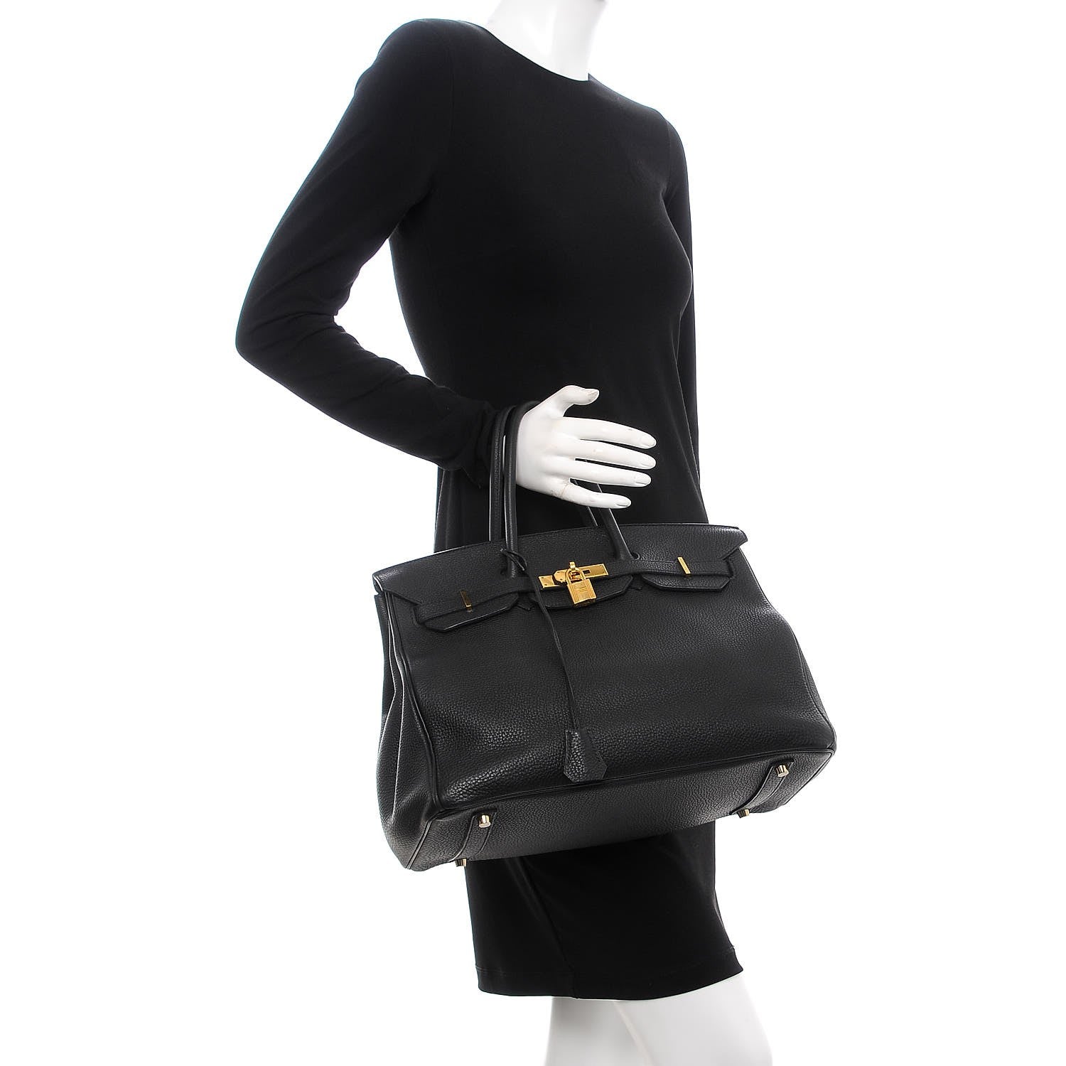 Hermes Togo Birkin 35 Black 2 of 38