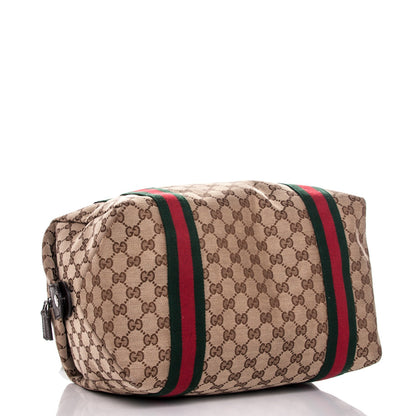 Gucci Monogram Web Tote Dark Brown 4 of 7