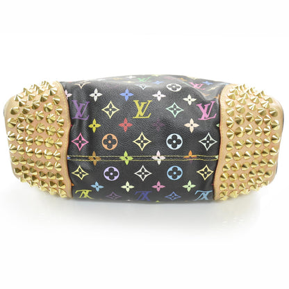 Louis Vuitton Monogram Multicolor Chrissie Black 4 of 8