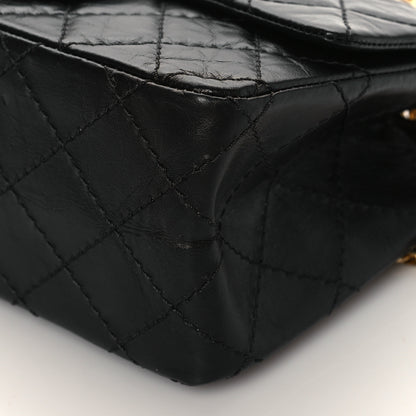 Chanel Aged Calfskin Quilted 2.55 Reissue Mini Flap Black 10 of 10