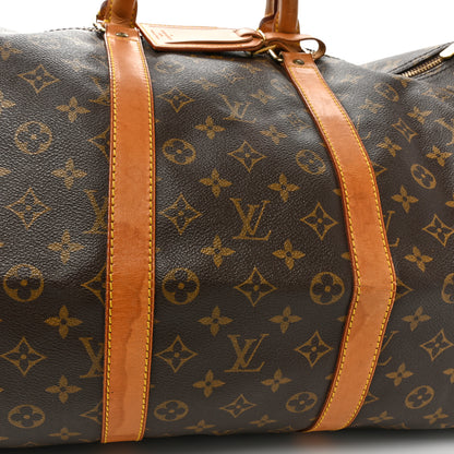 Louis Vuitton Monogram Keepall Bandouliere 55 18 of 21