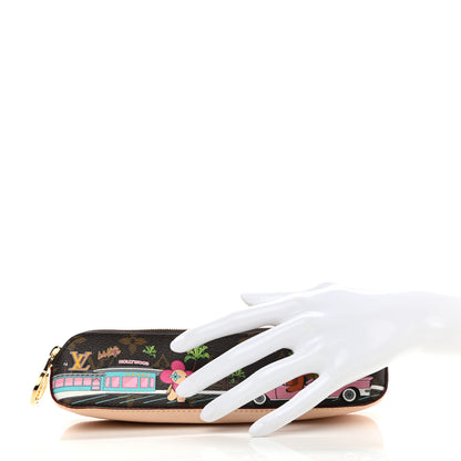 Louis Vuitton Monogram 2021 Christmas Animation Hollywood Elizabeth Pencil Pouch Coquelicot 2 of 7