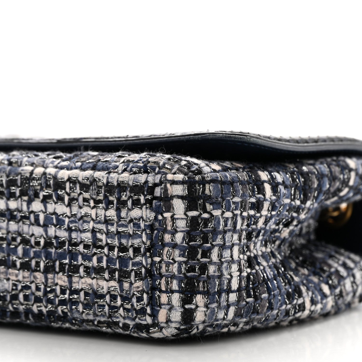 Chanel Tweed Snakeskin Quilted Small CC Filigree Flap Multicolor 10 of 15