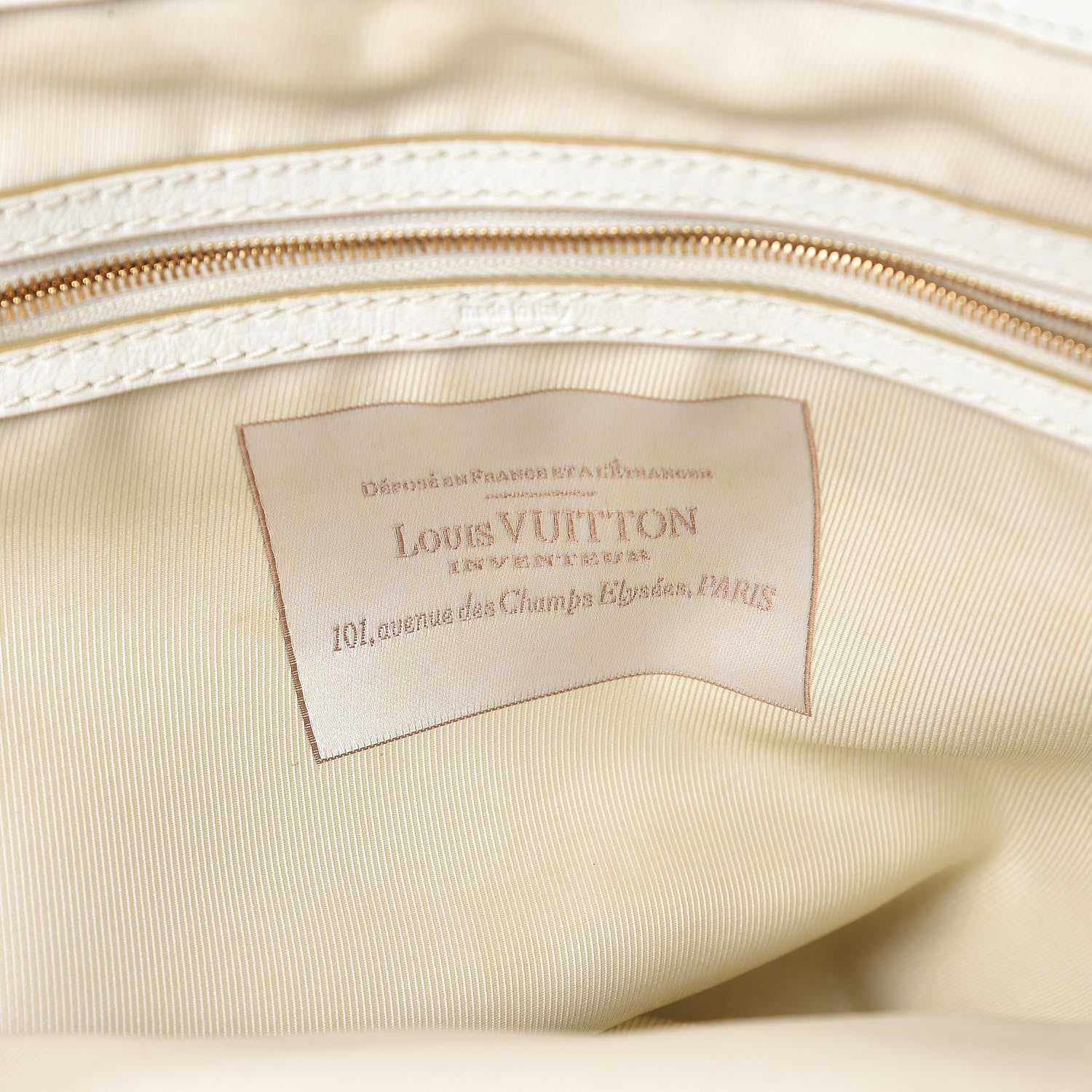 Louis Vuitton Monogram Sabbia Cabas GM White 6 of 9