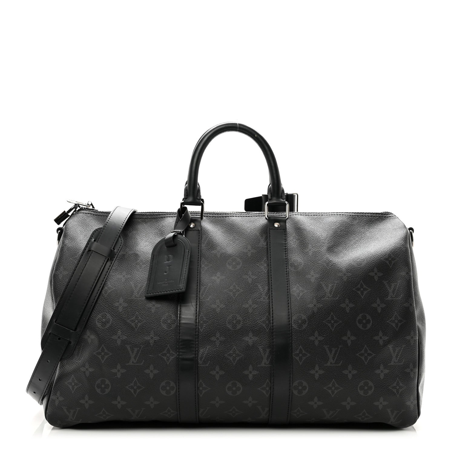 Louis Vuitton Monogram Eclipse Keepall Bandouliere 45 1 of 11