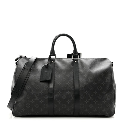 Louis Vuitton Monogram Eclipse Keepall Bandouliere 45 1 of 11