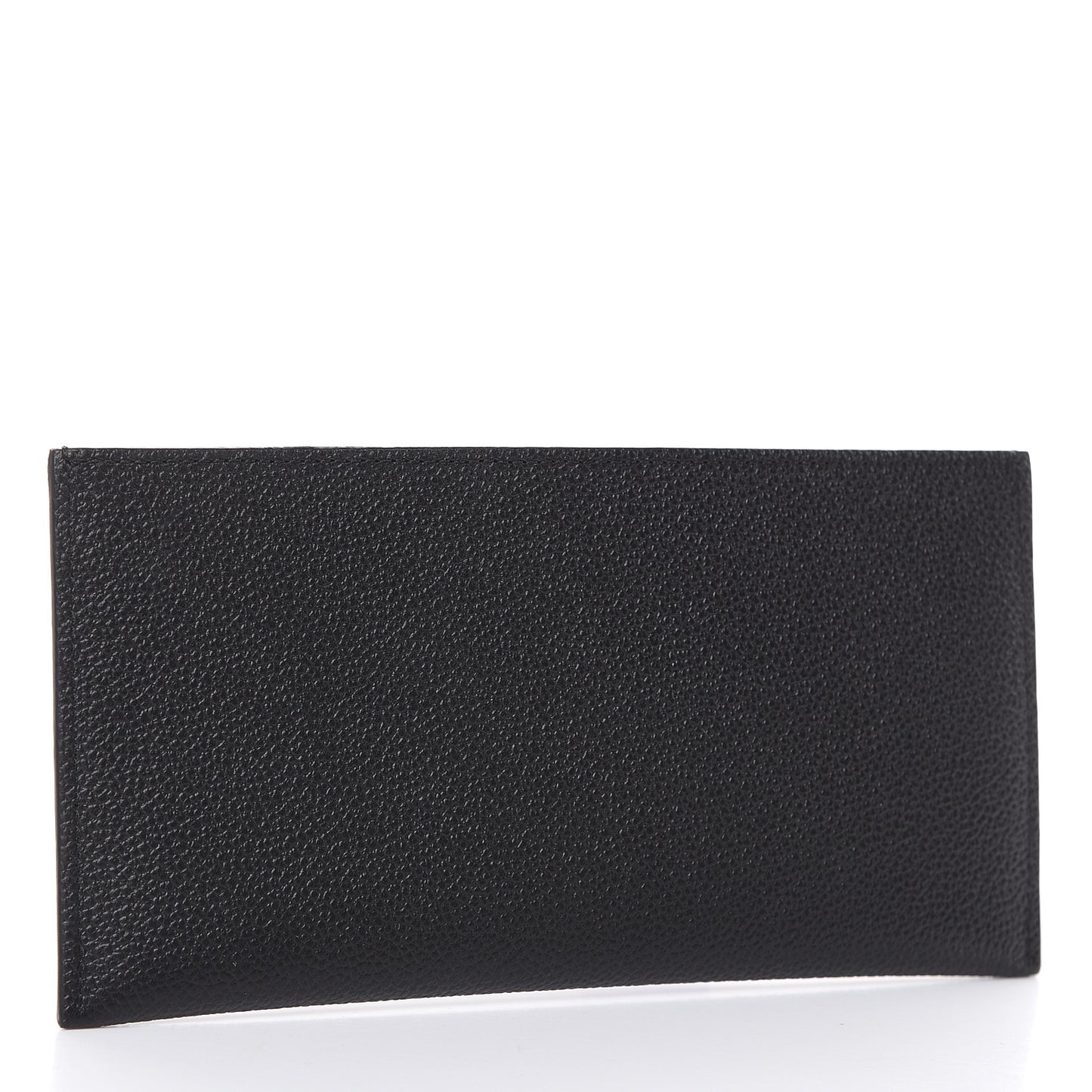 Calfskin Felicie Chain Wallet Card Holder Insert Black