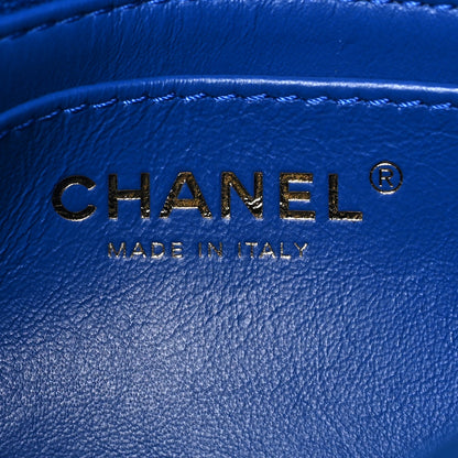 Chanel Lambskin Quilted Mini Pearl Crush Flap Blue 6 of 8