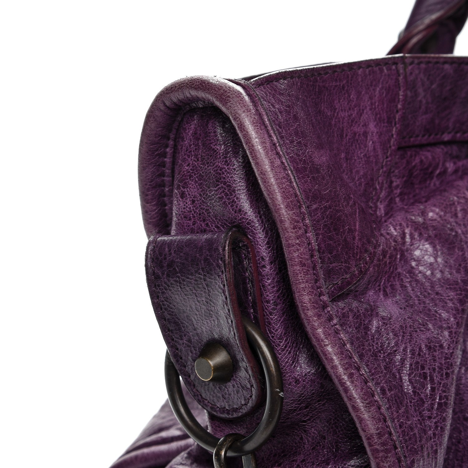 Balenciaga Agneau Classic Hardware City Raisin 13 of 16