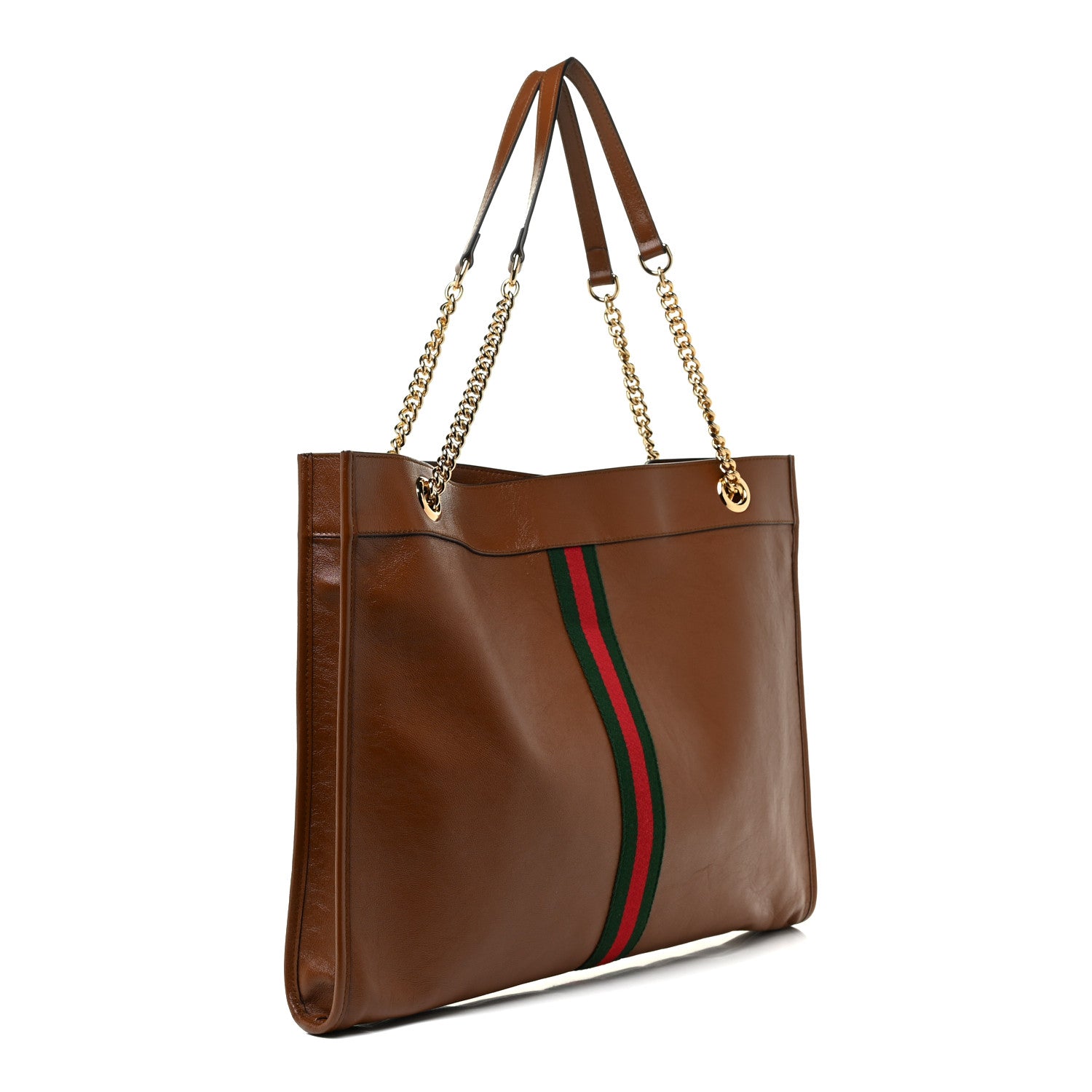 Gucci Calfskin Large Rajah Chain Tote Cuir 4 of 12