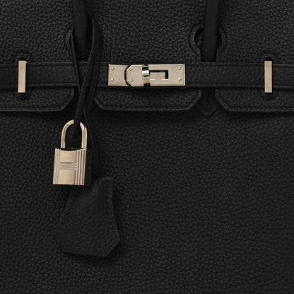 Hermes Togo Birkin 25 Black 8 of 14