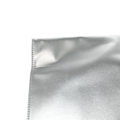Telfar Metallic Vegan Leather Medium Shopping Bag Silver 10 of 11