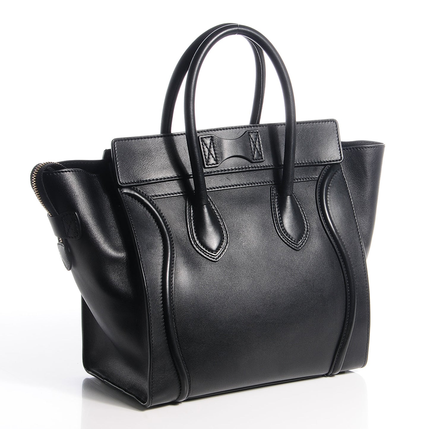 Smooth Calfskin Mini Luggage Black