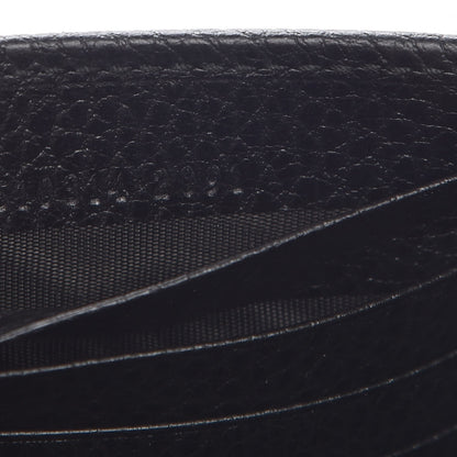 Gucci Dollar Calfskin Interlocking G Chain Wallet Black 7 of 8