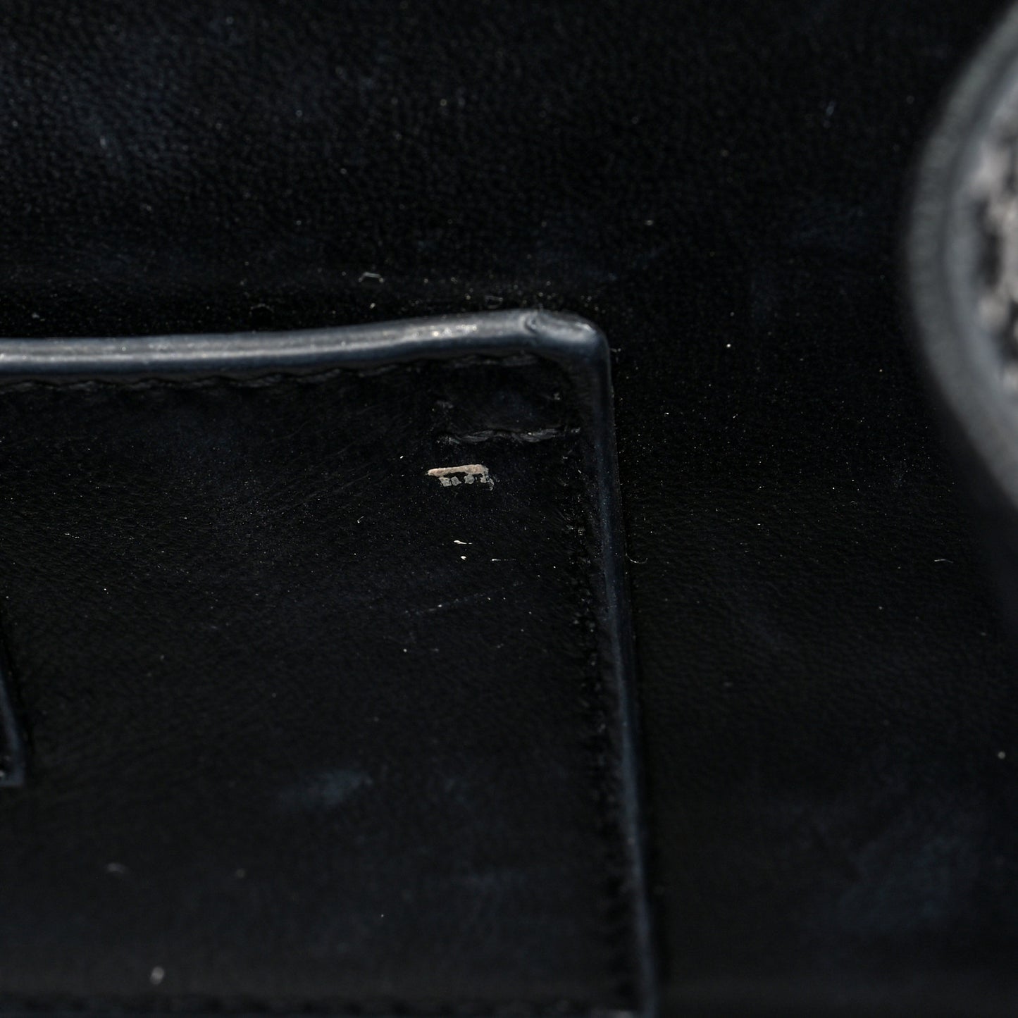 Glitter Monogram Galactica Satchel Black