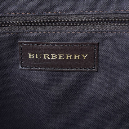 Burberry Haymarket Check Jameson Tote Chocolate 7 of 11