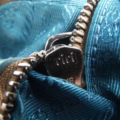 Prada Leather Large New Look Tote Turquoise 9 of 18