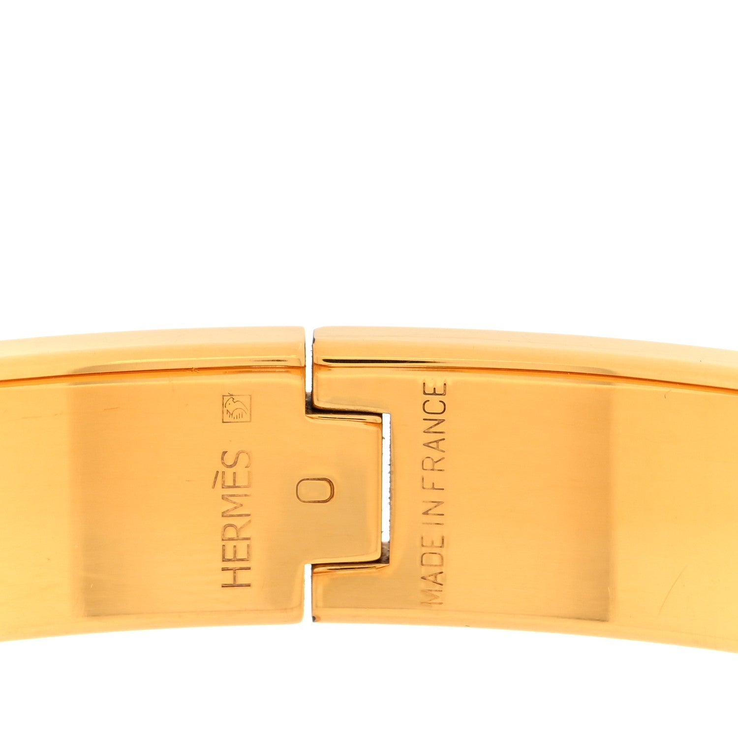 Hermes Enamel Narrow Clic Clac H Bracelet PM Orange 4 of 5