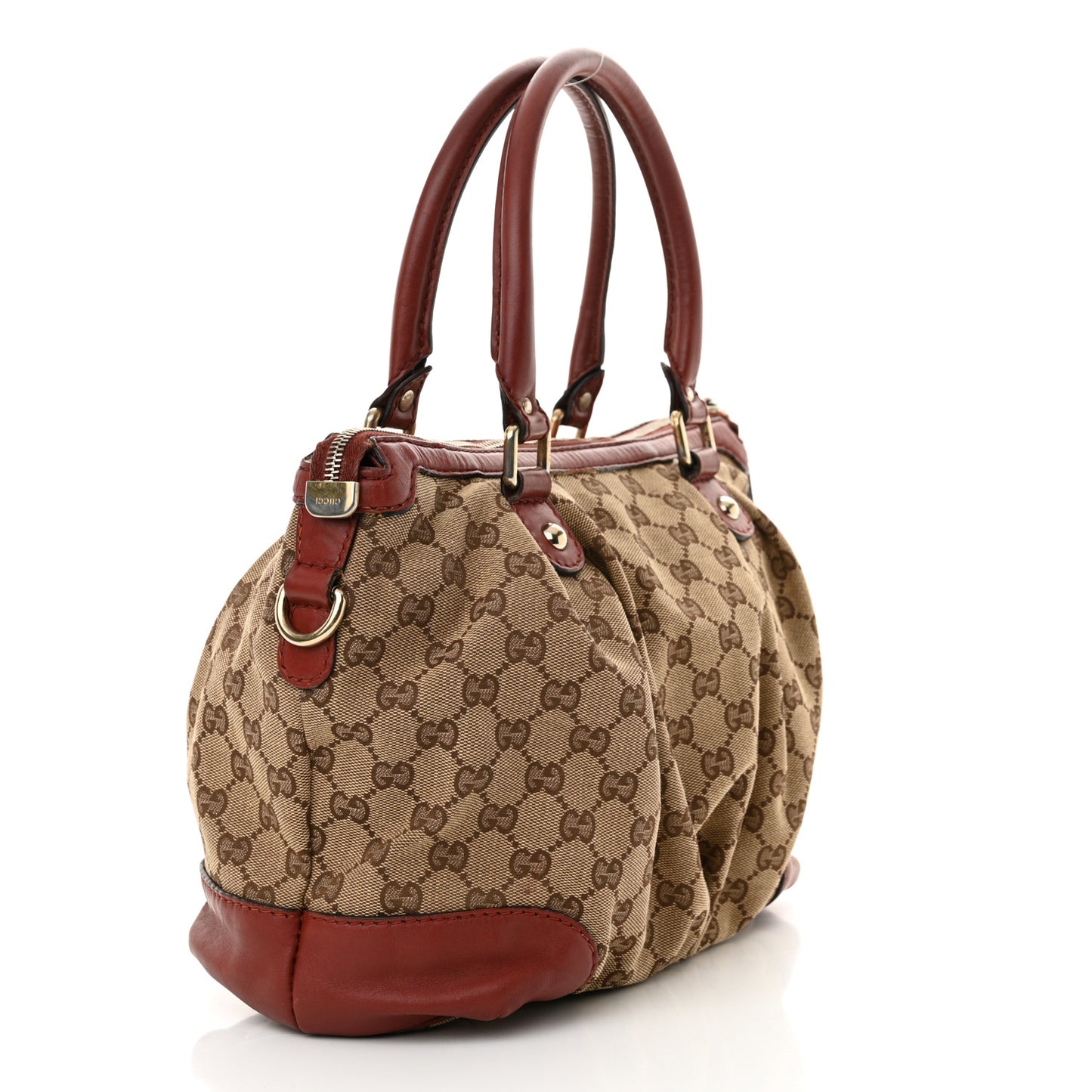 Monogram Medium Sukey Top Handle Dark Red