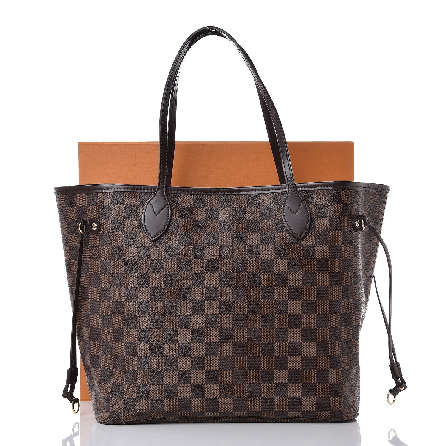Louis Vuitton Damier Ebene Neo Neverfull MM Rose Ballerine 11 of 11