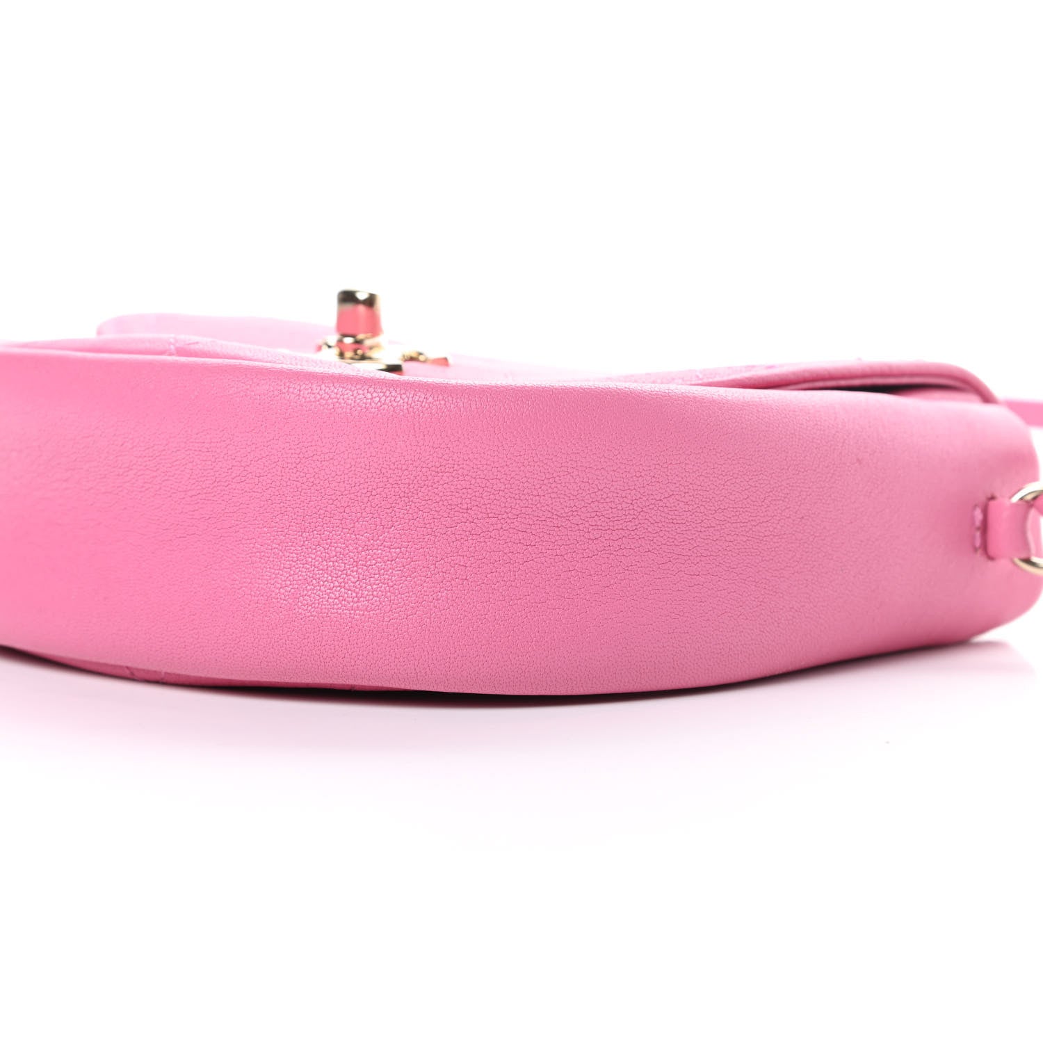 Chanel Goatskin Stitched Casual Trip Messenger Flap Pink 10 of 10