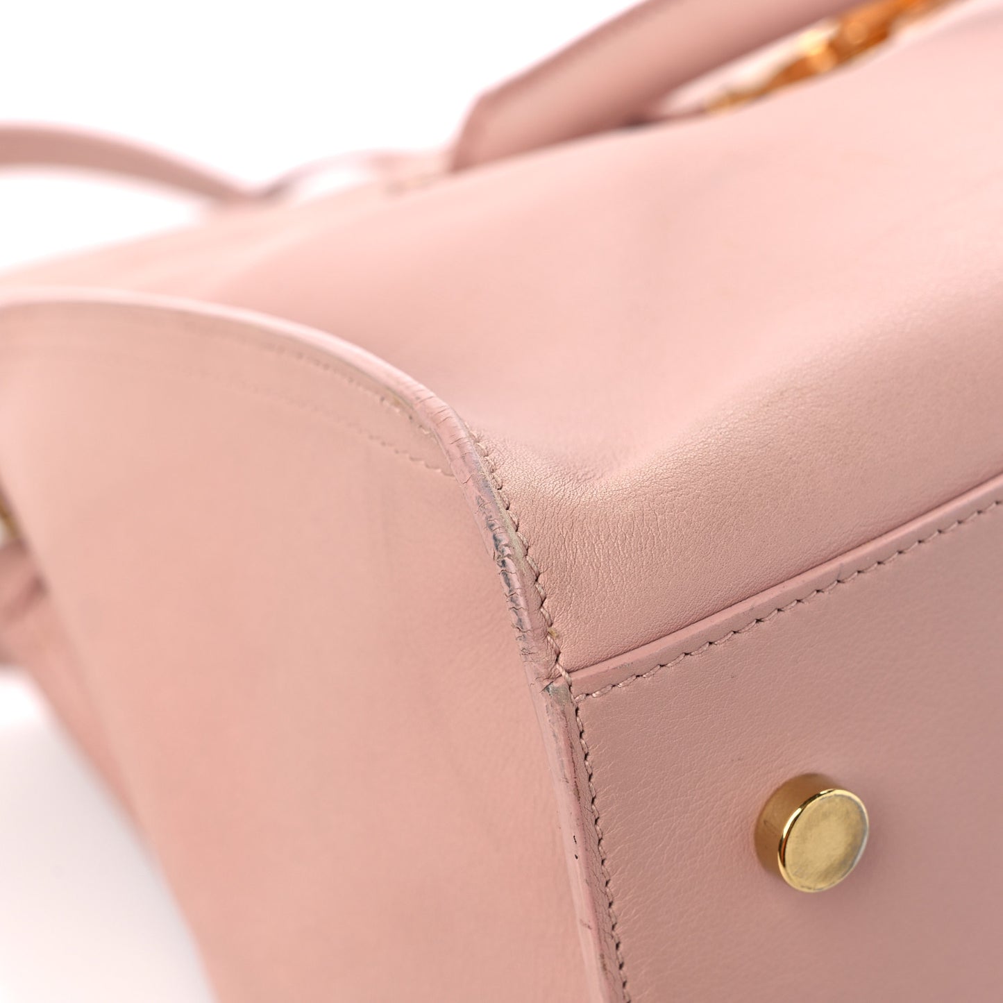 Calfskin Monogram Small Cabas Pale Blush