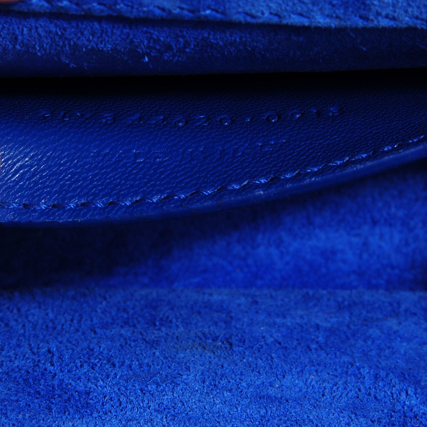 Grain De Poudre Small Classic Monogram Satchel Royal Blue