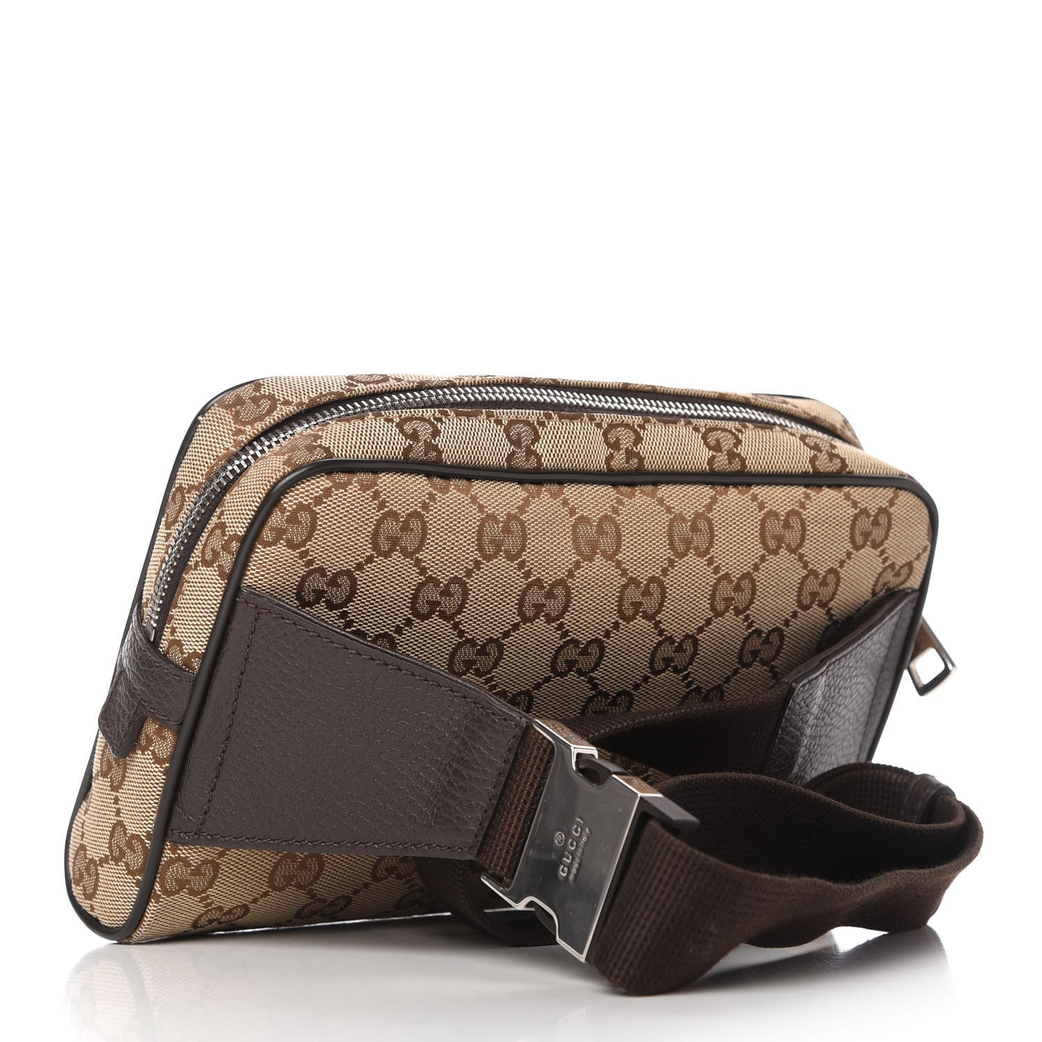 Gucci Monogram Belt Bag Dark Brown 3 of 10