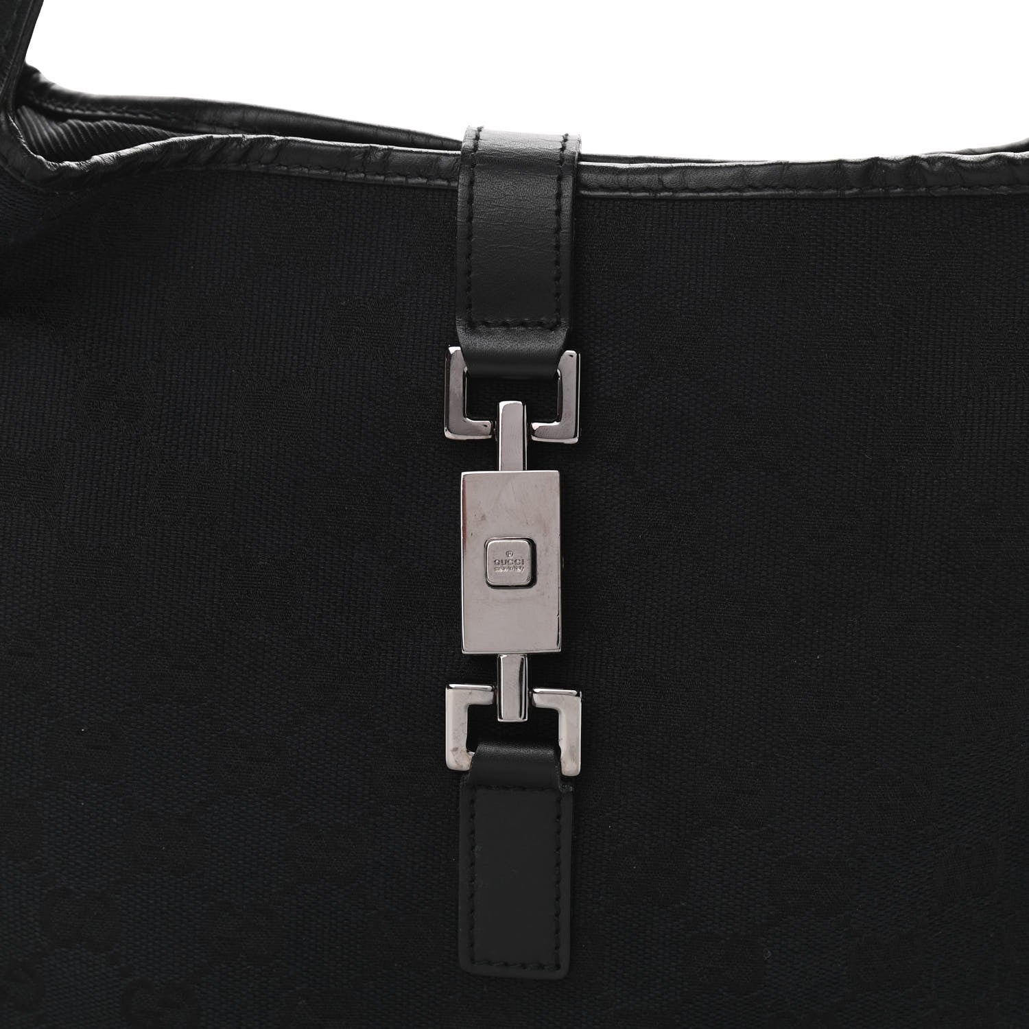 Gucci Monogram Small Jackie O Hobo Black 8 of 11