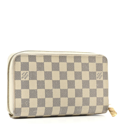 Louis Vuitton Damier Azur Zippy Organizer Wallet 2 of 9