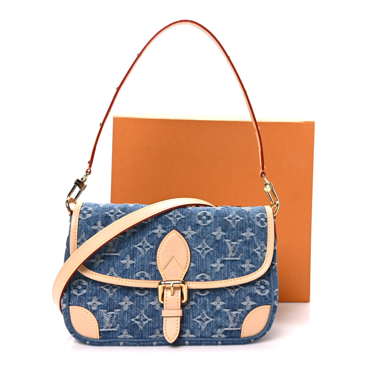 Louis Vuitton Monogram Denim Diane Blue 10 of 10