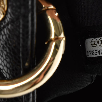 Chanel Caviar Quilted Grand Shopping Tote GST Black 7 of 7