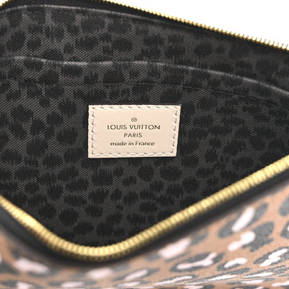 Louis Vuitton Empreinte Monogram Giant Wild At Heart Neverfull MM Pochette Brown 6 of 7