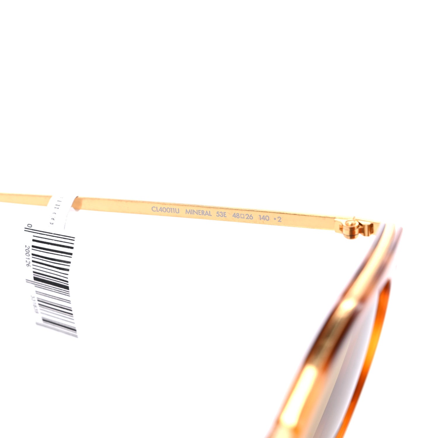 Celine Round Sunglasses CL40011U Havana Gold 5 of 6