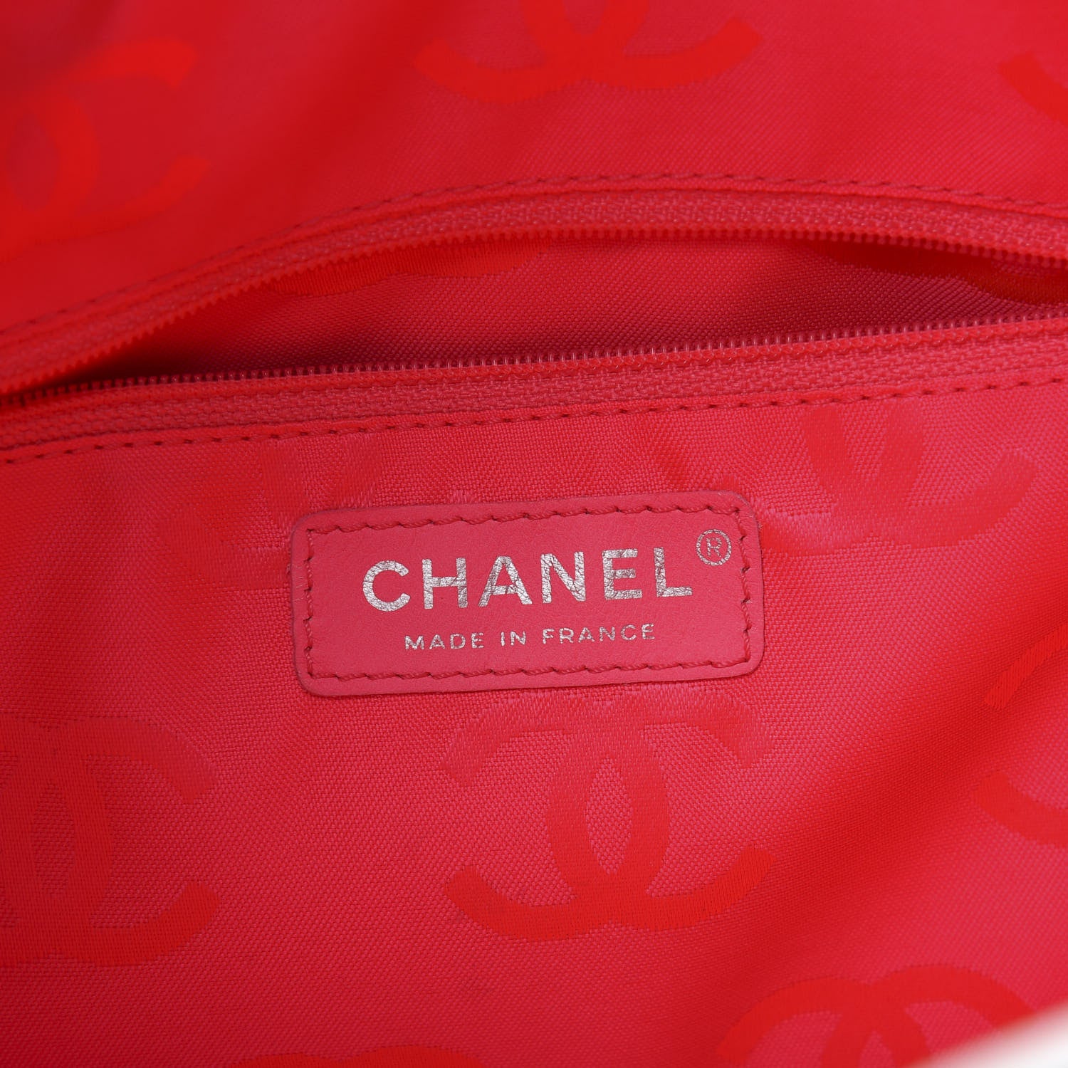 Chanel Calfskin Quilted Large Cambon Flap White Black 10 of 13