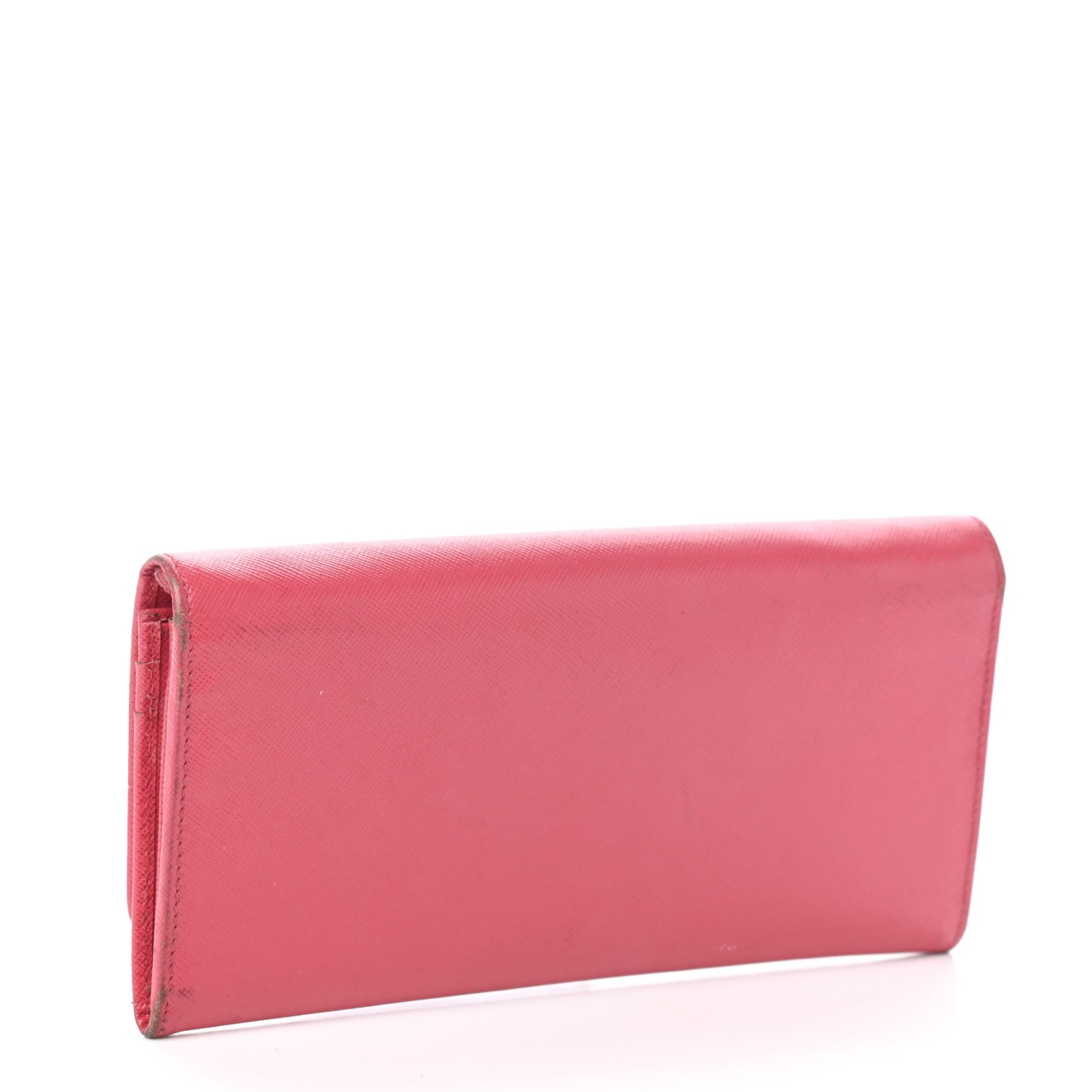 Prada Saffiano Metal Oro Chain Wallet Peonia 3 of 6