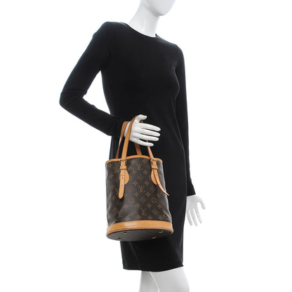 Louis Vuitton Monogram Petit Bucket 23 2 of 10
