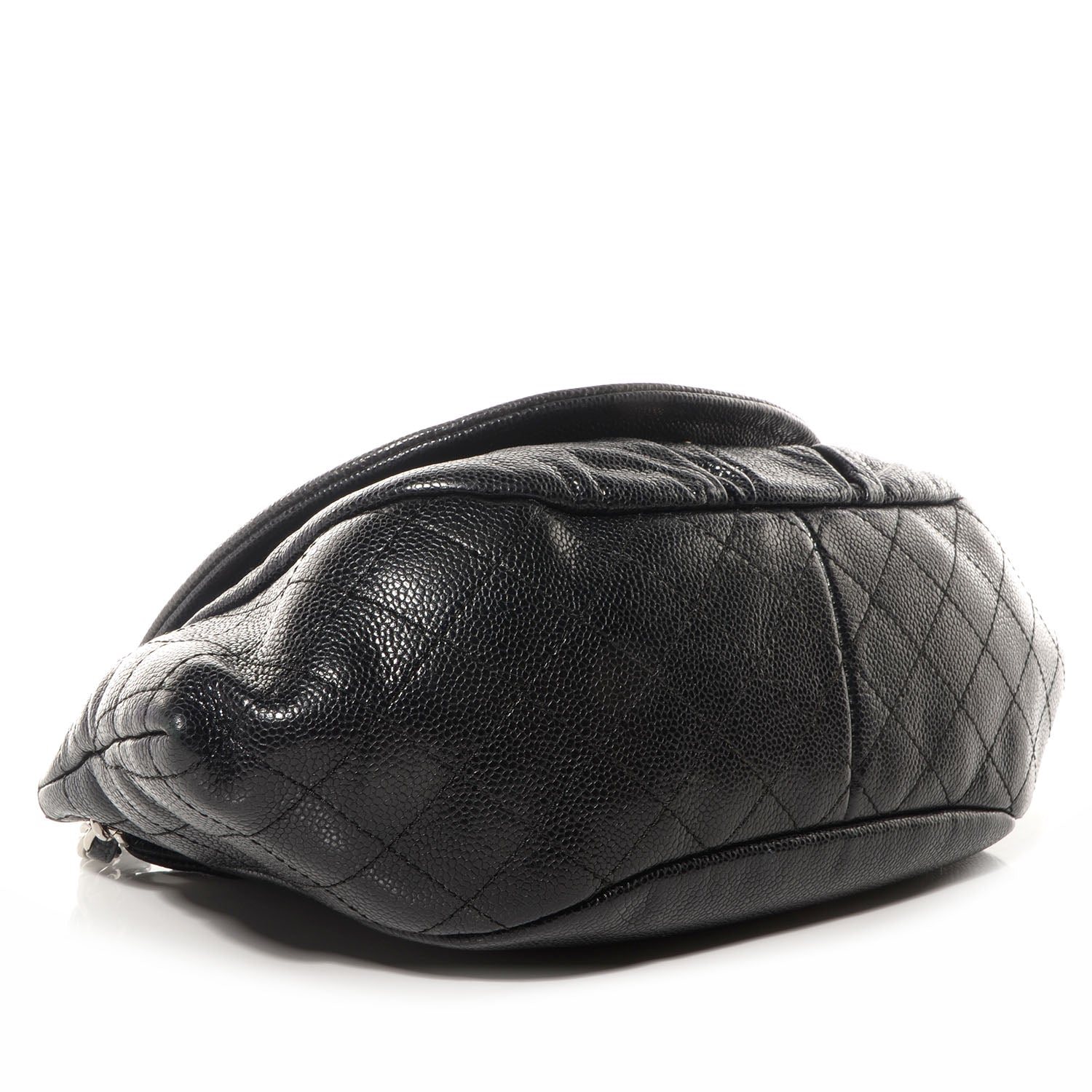 Chanel Caviar Half Moon Large Flap Black 4 of 8