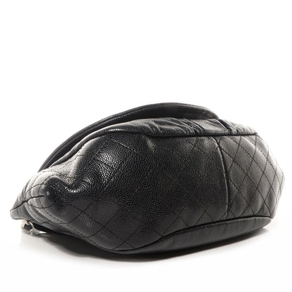Chanel Caviar Half Moon Large Flap Black 4 of 8