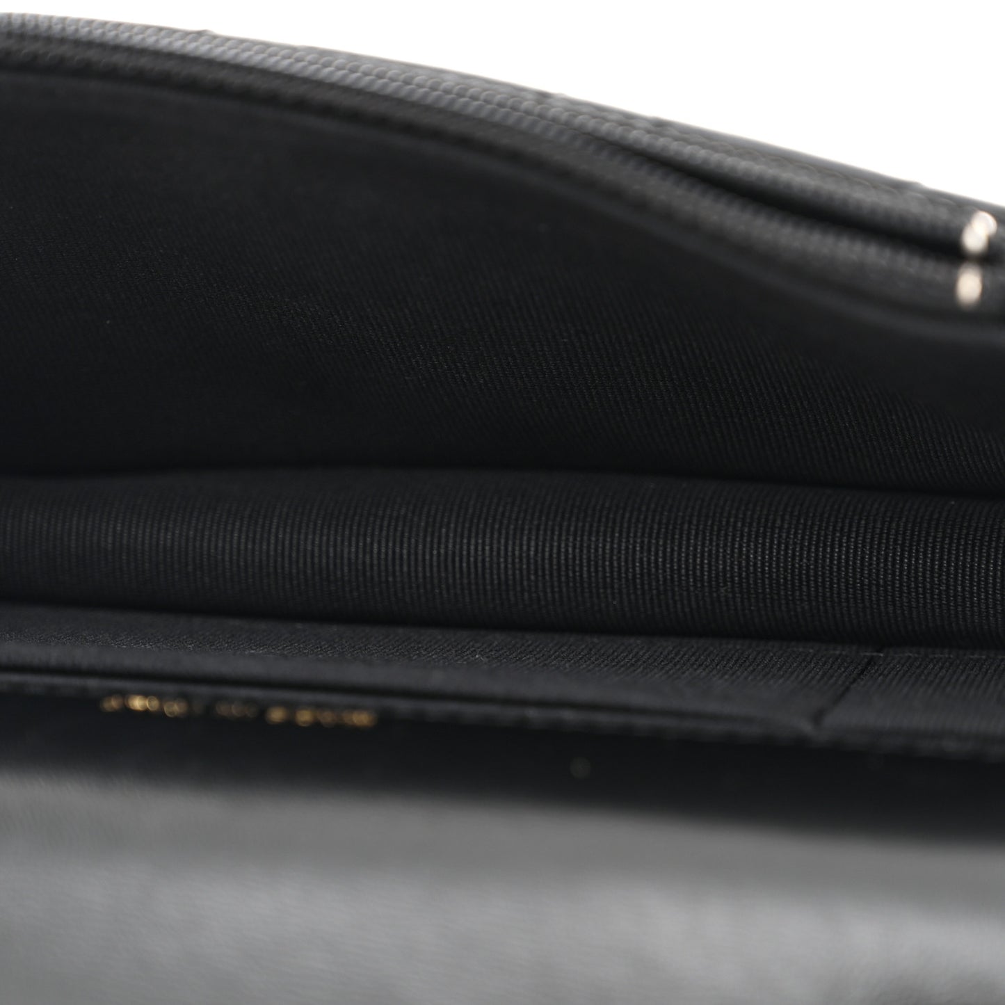 Quilted Pillow Crush Flap Phone Holder With Chain Black