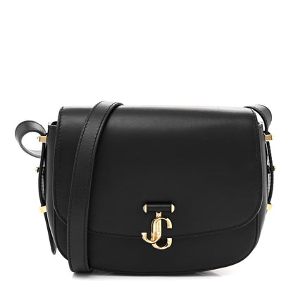 Jimmy Choo Calfskin Varenne Shoulder Bag Small Black 1 of 14