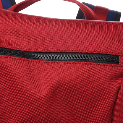 Gucci Techno Canvas Web Double Buckle Backpack Red 11 of 11