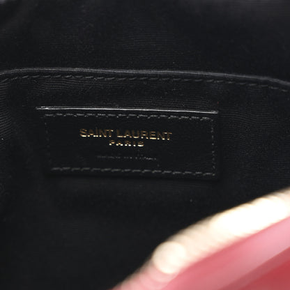 Saint Laurent Calfskin Matelasse Monogram Lou Camera Bag Rouge Eros 6 of 10